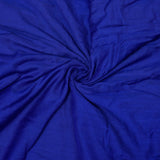 Royal Blue Solid Rayon Fabric