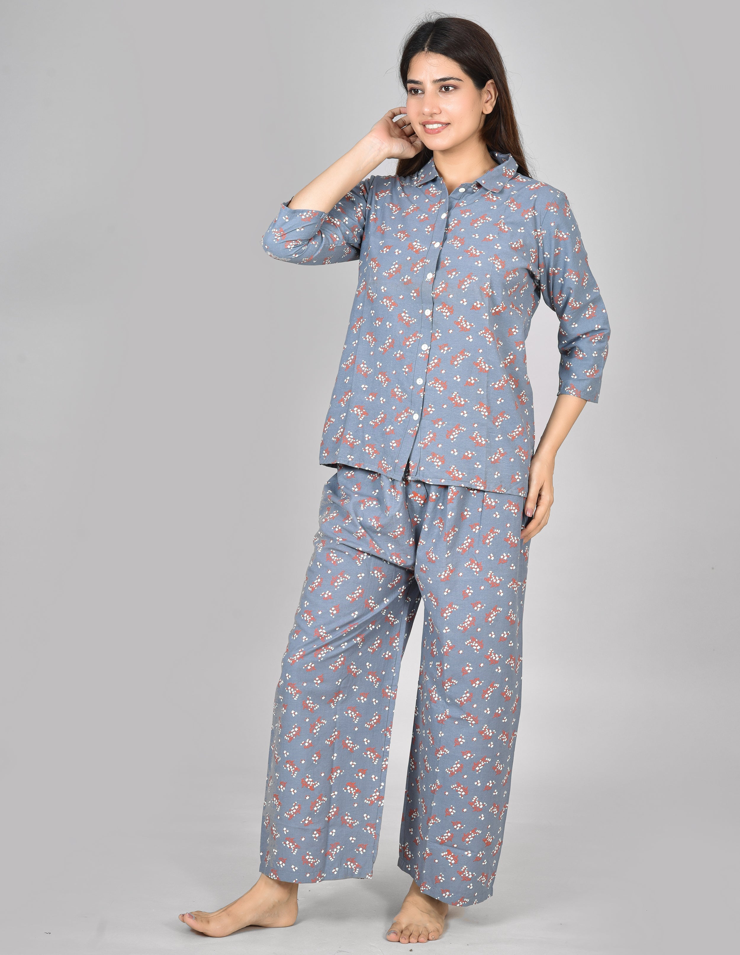 Women Cord set Light Blue 2025