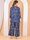 Women Blue Printed Cod Set CS-2018