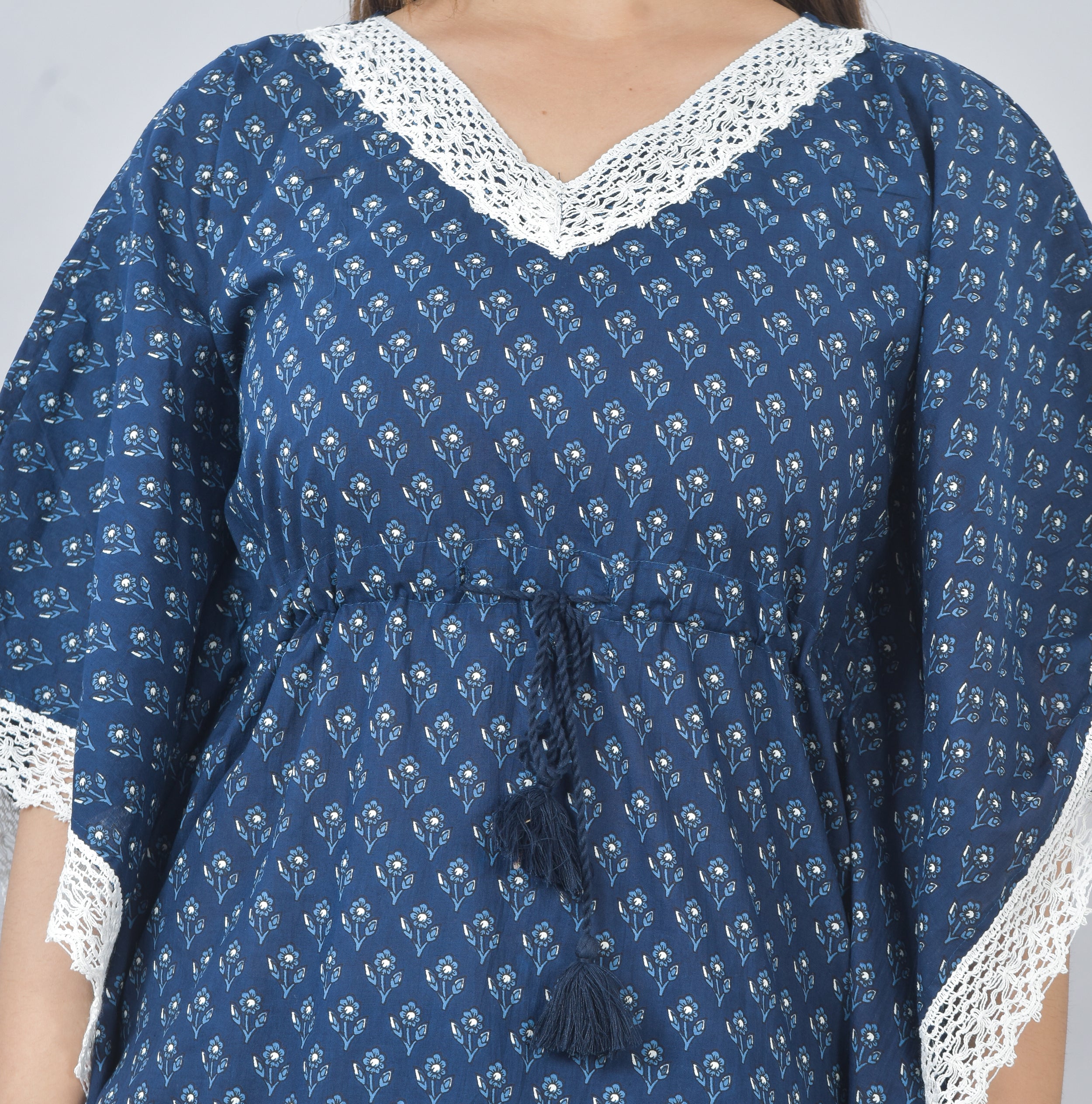 PLUS SIZE KAFTAN CORD SET IN COTTON