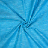 Sky Blue Samray Cotton Handloom Fabric