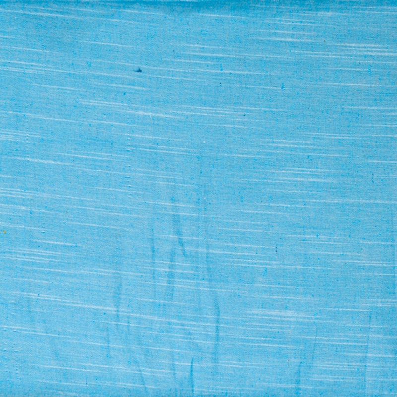 Sky Blue Samray Cotton Handloom Fabric