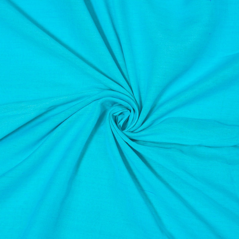 Sky Blue Solid Rayon Fabric
