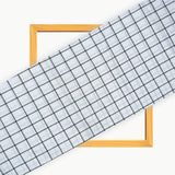 White Black Checks Cotton Handloom Fabric