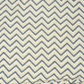 White Gray and Yellow Zig Zag Cotton Fabric