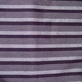 White Purple Stripe Cotton Handloom Fabric