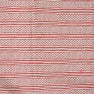 White Red Print Cotton Handloom Fabric