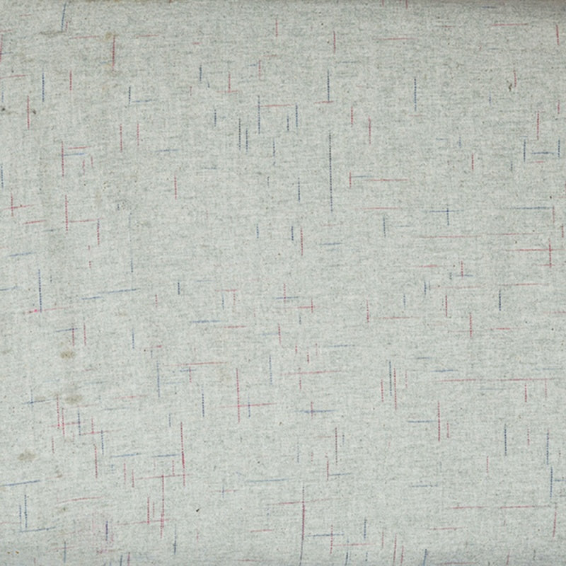 White Red Texture Cotton Handloom Fabric