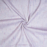 White Red and Blue Texture Cotton Handloom Fabric