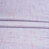 White Red and Blue Texture Cotton Handloom Fabric