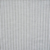 White and Black Stripe Handloom Cotton Fabric