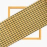 Yellow Black Checks Cotton Handloom Fabric
