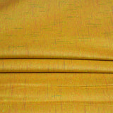 Yellow Blue Texture Cotton Handloom Fabric